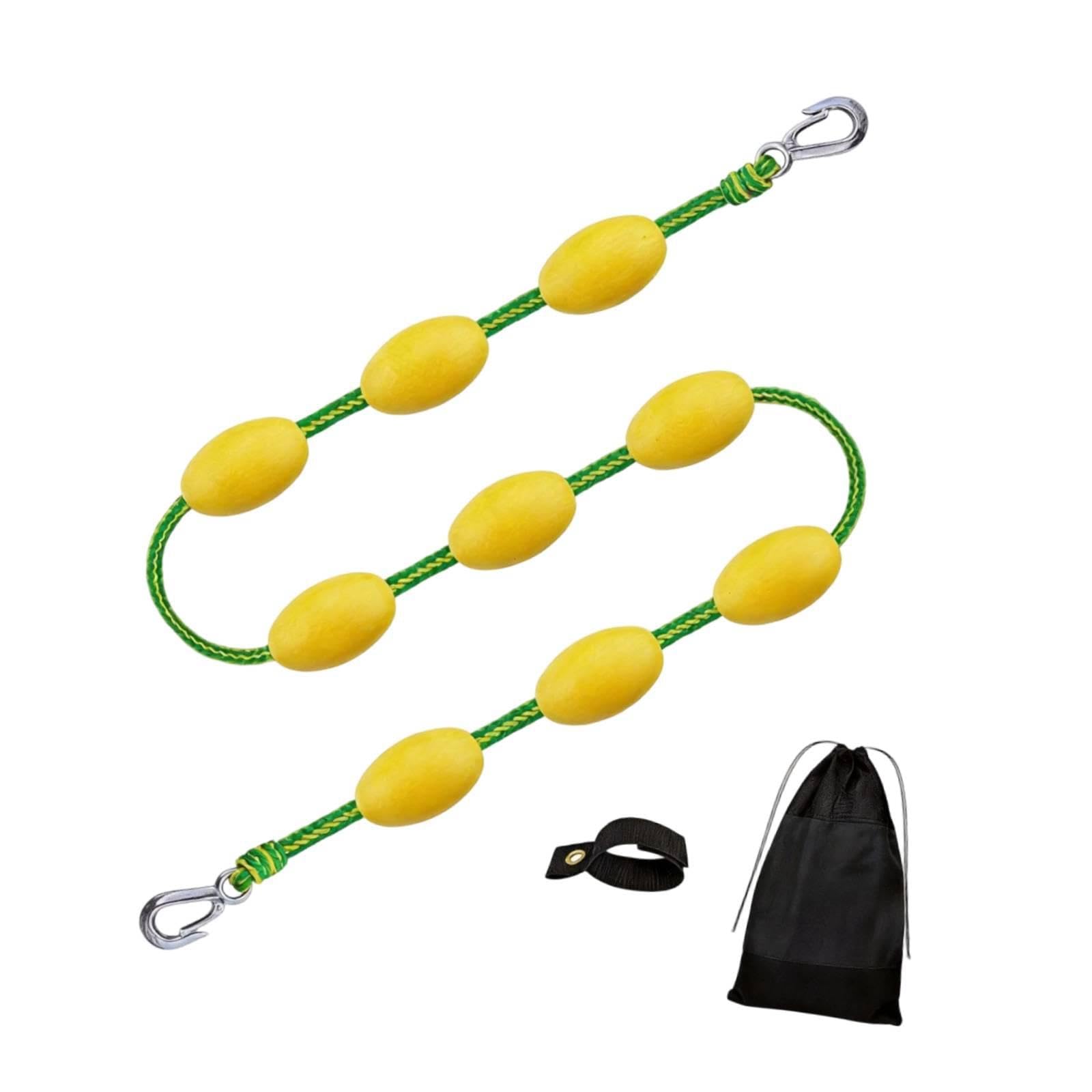 Amagogo Corda Galleggiante per Il Traino di Barche, Fune per Il Traino di Kayak, Robusta Corda Gonfiabile Lunga 18 M, Versatile per Sport Acquatici, Barche da