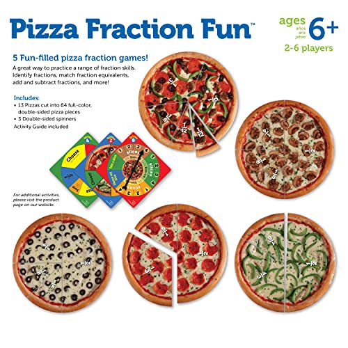 Juego educativo Pizza Fraction Fun de Learning Resources miniatura 6
