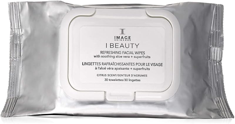 Lenços refrescantes para limpeza facial IMAGE Skincare I BEAUTY, 30 unidades