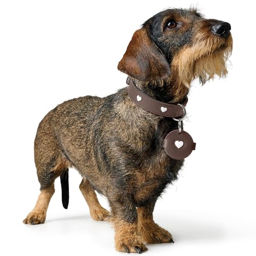 HUNTER Anhänger Hundemarken-Etui Love Farbe braun, Größe S