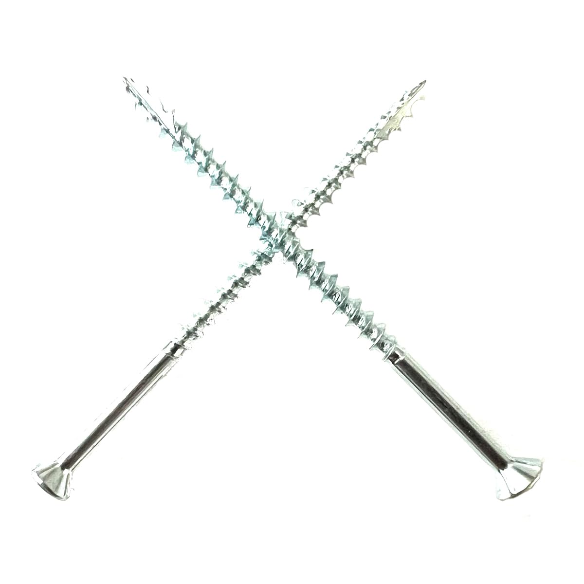 8 X 1-1/4" Particle Board Screws - 100 Pack Type 17 Point Wood Screws For MDF & Furniture