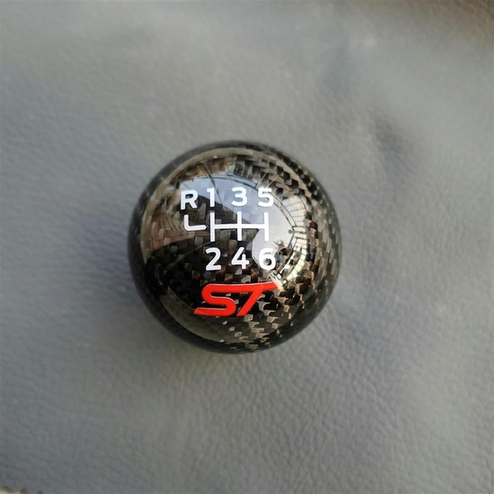6 Speed Manual for Focus Fiesta RS ST Shift Knob Car Handball Gear Stick Lever Carbon Fibre Aluminium Alloy Gear Shift Knob