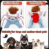 Halloween Kostüme für Hunde, Deadly Doll Verkleidungen für Haustier, Hund Schreckliches Kostüm, Lustige Hund Party Kleidung, Hundekostüm mit Messer Perücke, für Halloween Haustier Cosplay Party
