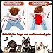 Halloween Kostüme für Hunde, Deadly Doll Verkleidungen für Haustier, Hund Schreckliches Kostüm, Lustige Hund Party Kleidung, Hundekostüm mit Messer Perücke, für Halloween Haustier Cosplay Party
