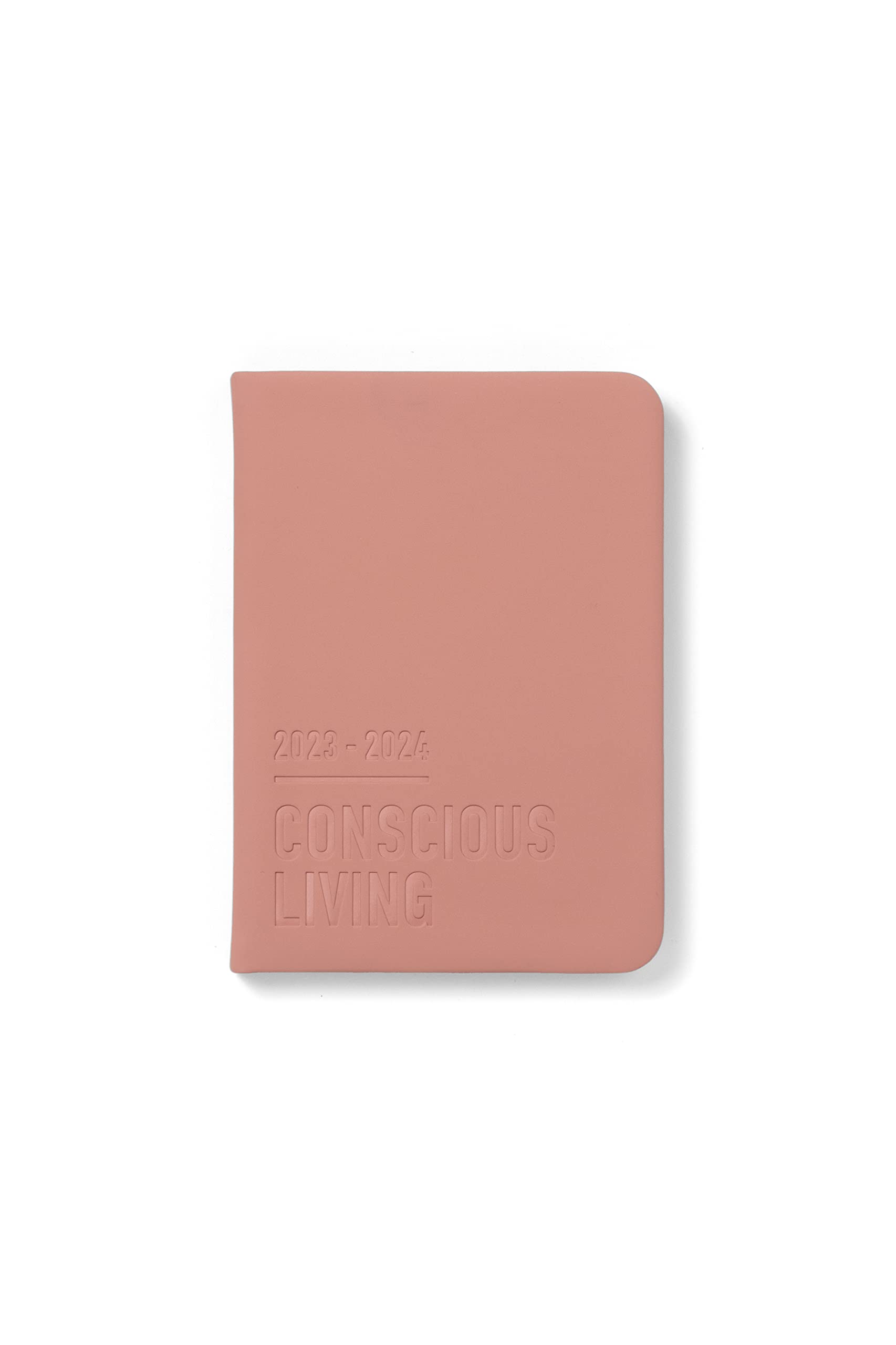 Letts Conscious A6 Academic 2023/2024 week to view diary - clay