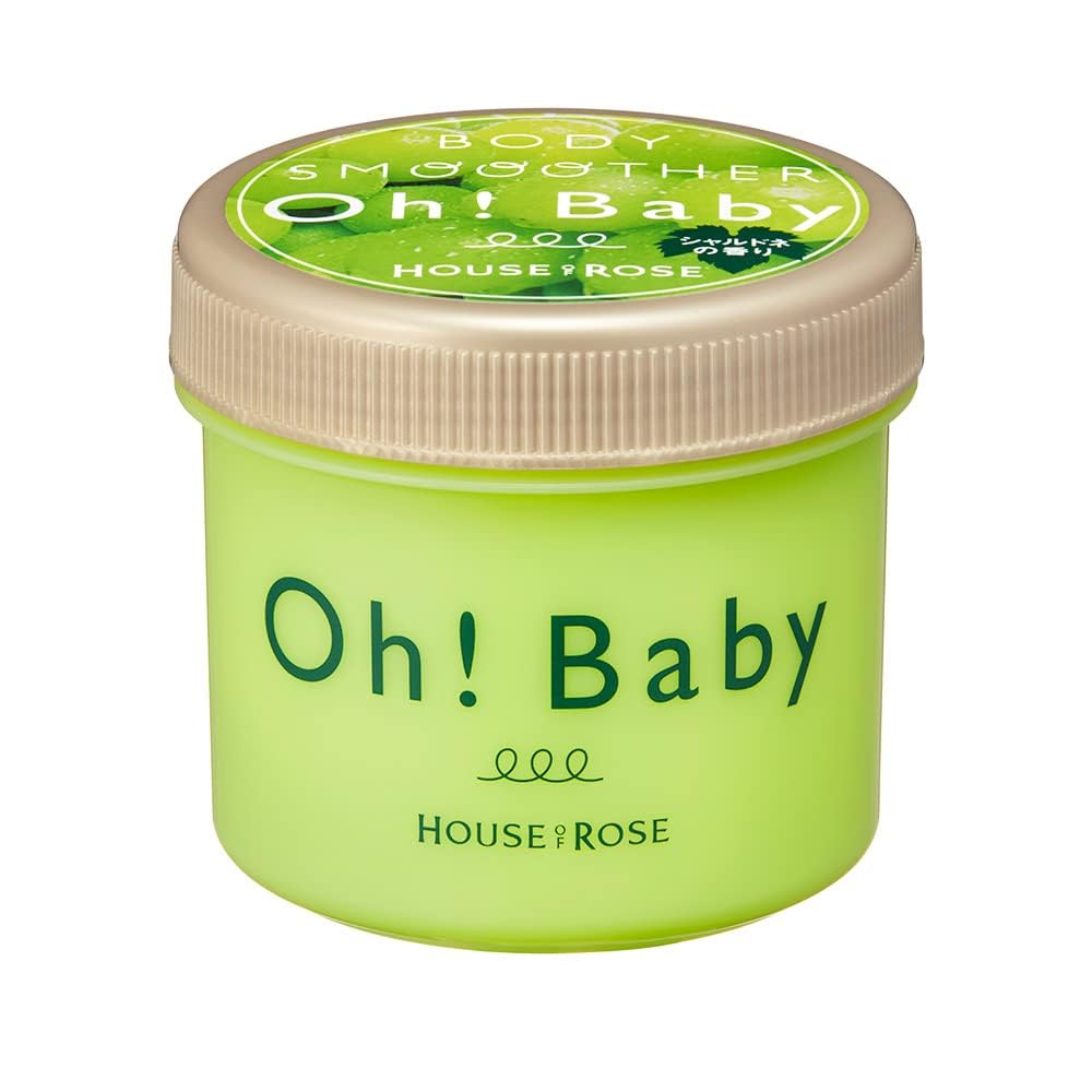 ハウスオブローゼ ボディスムーザー CH (シャルドネの香り) ボディスクラブ 復刻 白ぶどう Oh!Baby 温泉水成分配合 角質ケア 200g