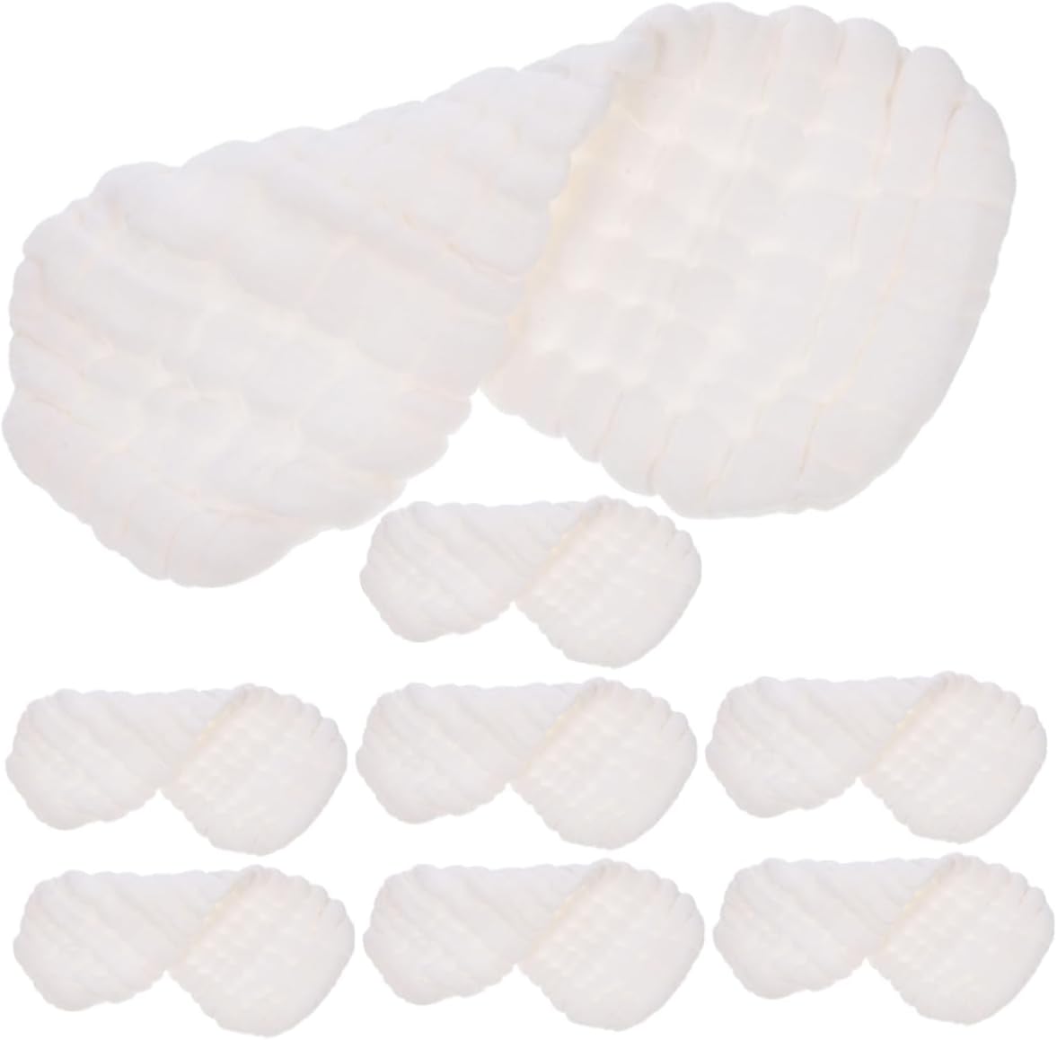 8pcs Reusable Cloth Diaper Liners Washable Cotton Inserts for Breathable Design for Newborns Layers of Moisture Absorption