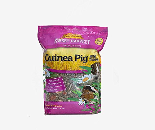 Sweet Harvest Guinea Pig Food, Premium Timothy Hay Pellets with Added Specialty Ingredients, 4 lbs...