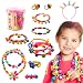 SOTOGO 270 Pieces Snap Beads Pop Beads Art Crafts for DIY Jewelry Making Set Toys (Do Not Need String) - Hair Clasp,Necklace, Bracelet and Ring, Best Toys Gift