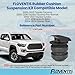 FLOVENTIS 2Pcs Rubber Cushion Suspension Kit for Toyota Tacoma, Tacoma Pre-Runner, Tundra, Isuzu D-MAX and Nissan Titan OEM Replace TORTUN4 Car Rear Rubber Helper Springs Kit (7X1262)