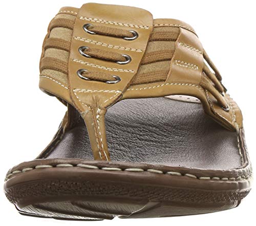Lee Cooper Men Leather Flip Flops Thong Sandals