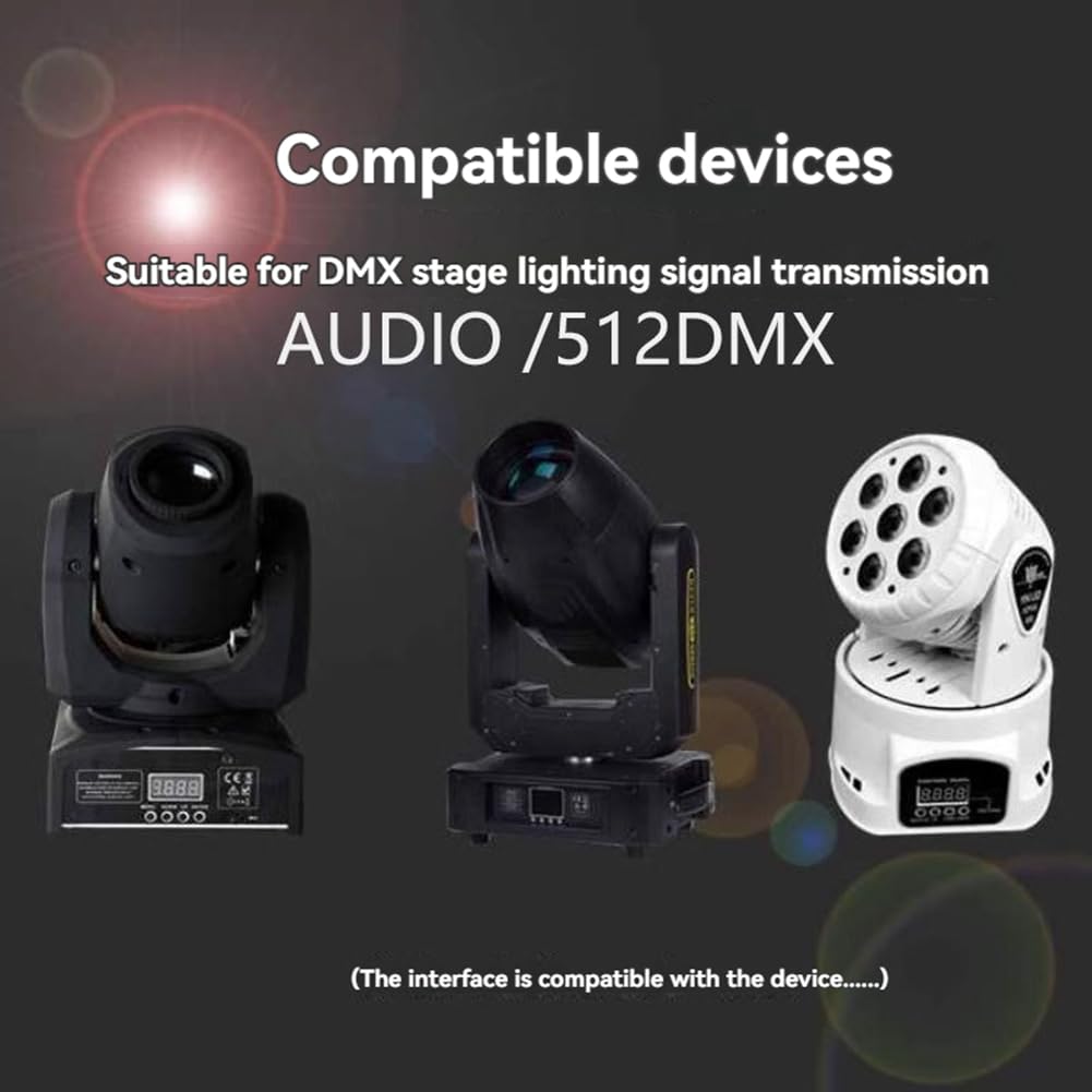 1 Paire de Rallonges de Câble Réseau XLR 2 Canaux, Rallonge de Signal Réseau XLR 3 Broches Mâle et vers Ethernet RJ45