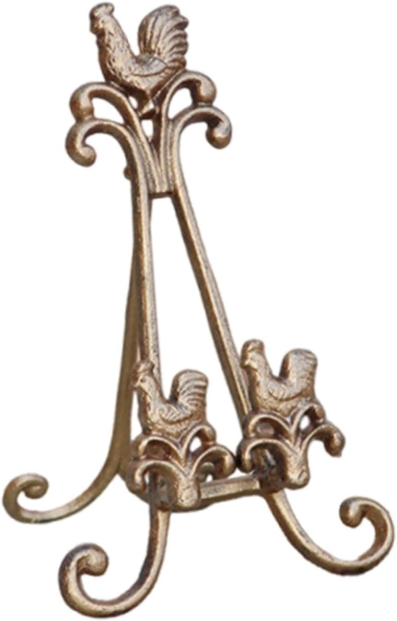 Plate Holder, Tableware Display Rack,Antique,Tabletop Picture Stand for Card,Decorative Plates