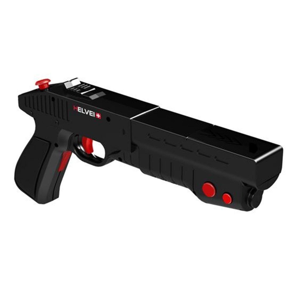 Set per Realtà Virtuale con Visore 3D Heaven con Pistola Hell GUN e Controller VR - Nero