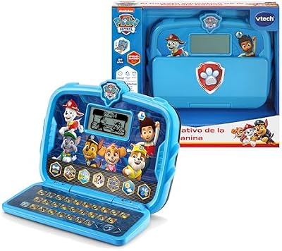 VTech Ordenador Educativo de la Patrulla Canina, Portátil para niños +3 años, Versión ESP