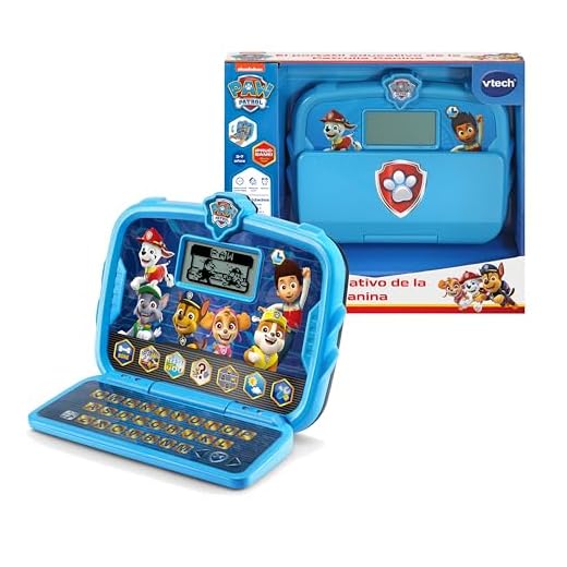 VTech Ordenador Educativo de la Patrulla Canina, Portátil para niños +3 años, Versión ESP