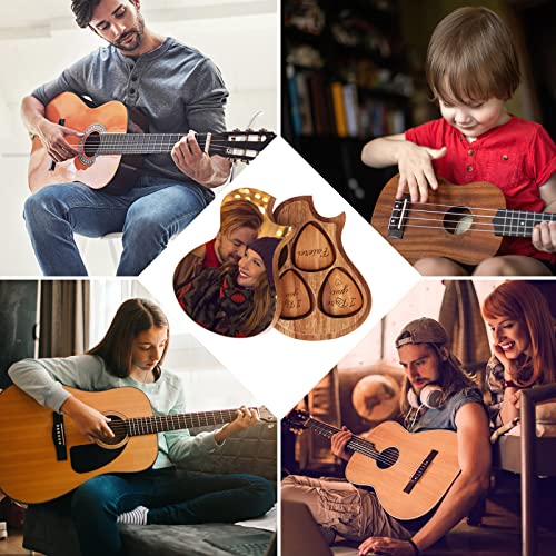 Dinikally Boîte de médiators personnalisée pour guitare avec médiator gravé (sty1) - Les Beatles, Paul McCartney, John Lennon, RIngo Starr, George Harrison Dinikally Boîte de médiators personnalisée pour guitare avec médiator gravé (sty1) – Image 7