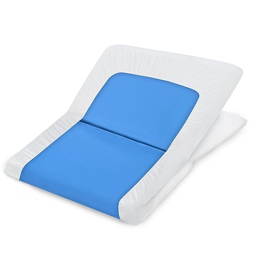 Miniatura 4 de Tapete para siesta de 19 x 45 x 4 pulgadas, apto para ECR4Kids, tapete plegable diario, súper suave y transpirable, de microfibra, para preescolar o