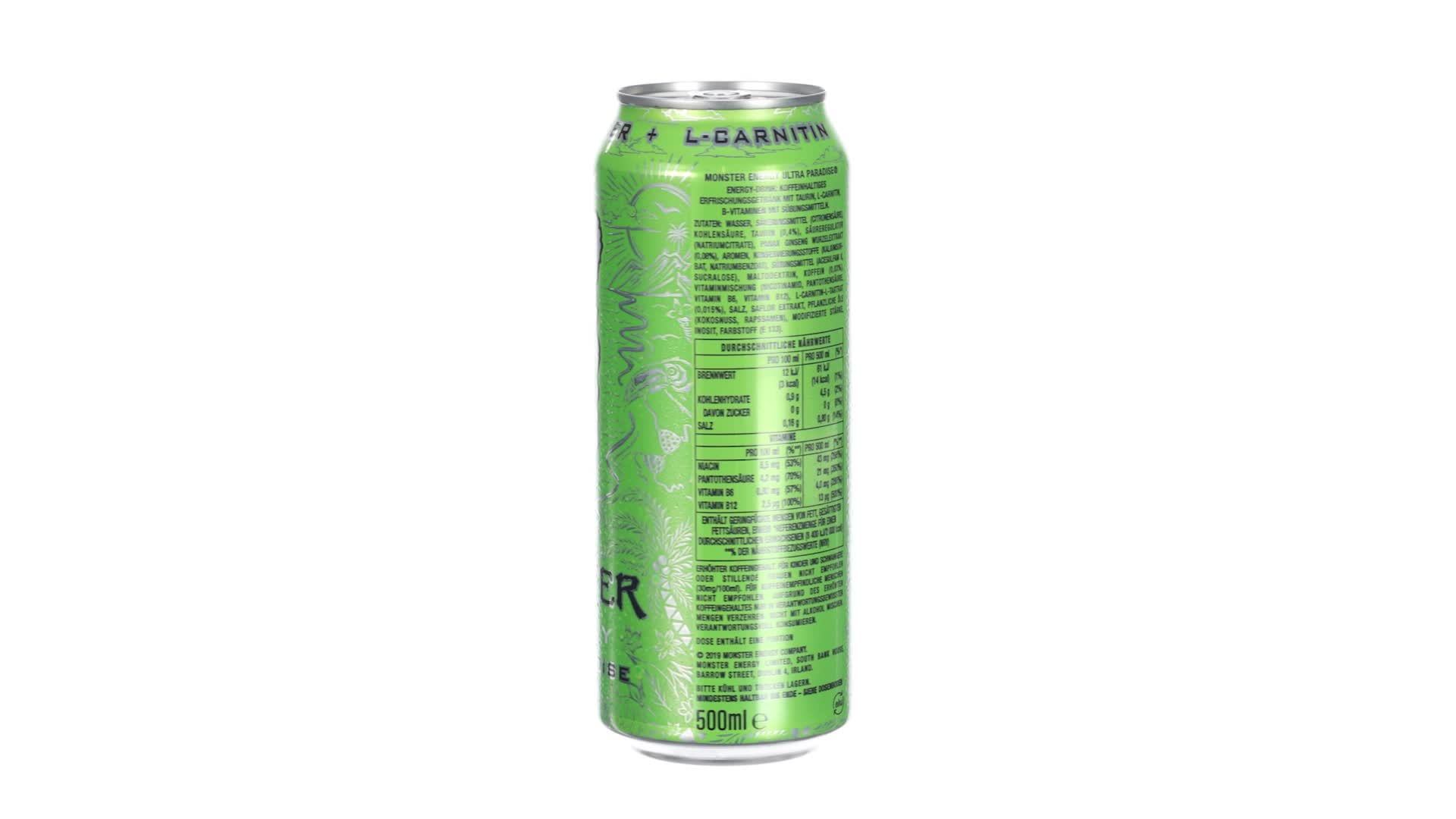 Monster Energy Ultra Paradise - Caffeinated Energy Drink with