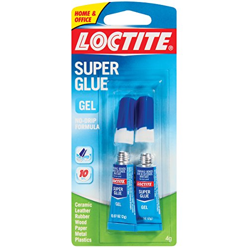 Loctite Super Glue Gel 2 Gram Squeeze Tube2 Pack Case of 6 (1255800-6)