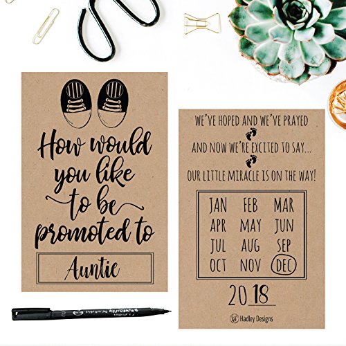 25 Rustic Pregnancy Announcement Card Set Were Expecting Baby Surprise Having Birth Reveal Only Best Friend Get Promoted To Auntie Aunt Uncle Grandpa Grandma Grandparent Sister Brother Family Dad Mom #TOP1