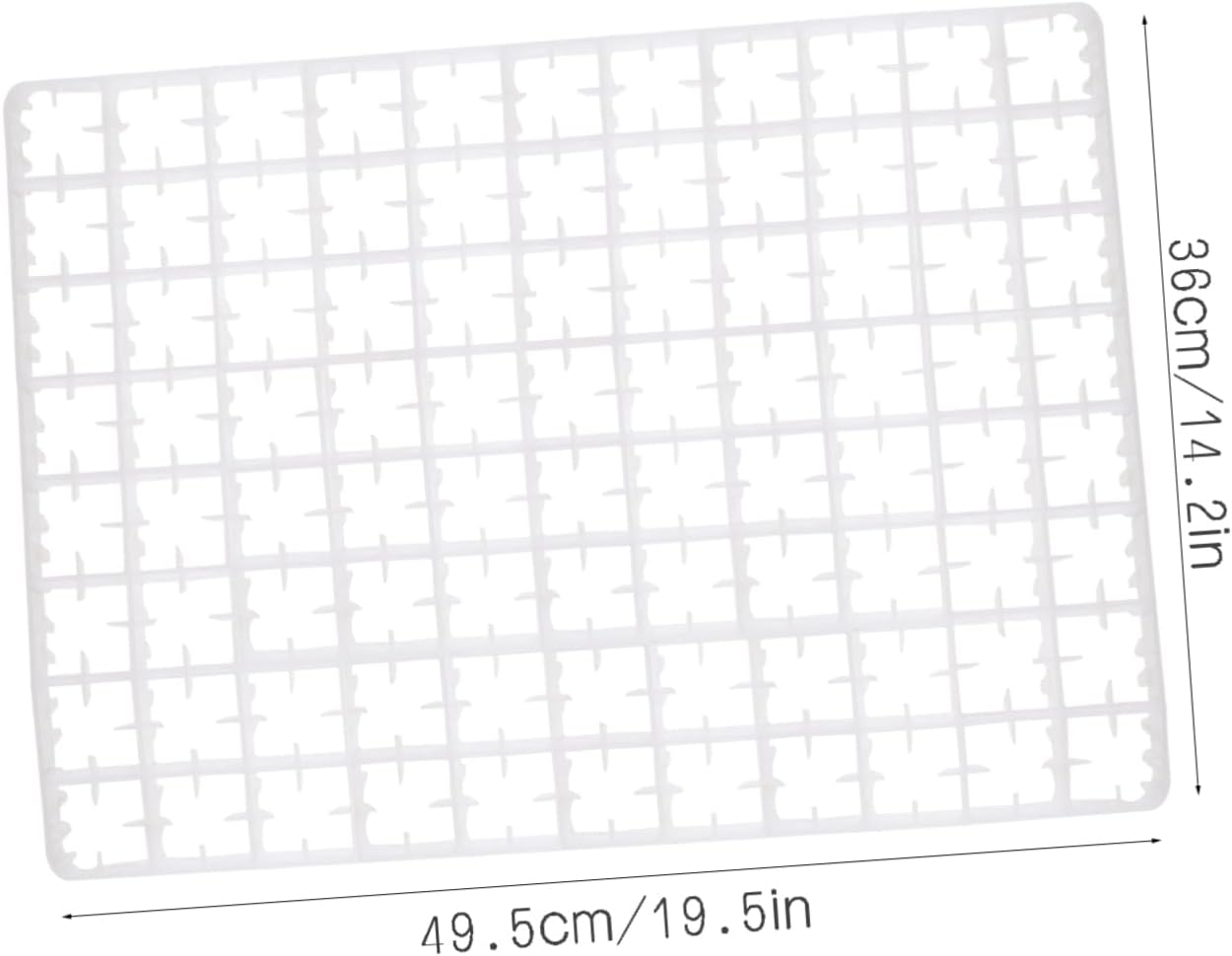 Egg Storage Tray 88 Grids Plastic Egg Holder for Refrigerator and Incubator Container for Home Use