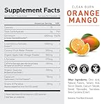Kaged Thermogenic Powder Clean Burn Orange Mango Men & Women Weight Management Supplement Organic Caffeine Apple Cider Vinegar 30 Servings - Image 3
