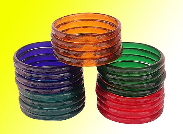 Image of NMII Glass Bangles Set for Women & Girls