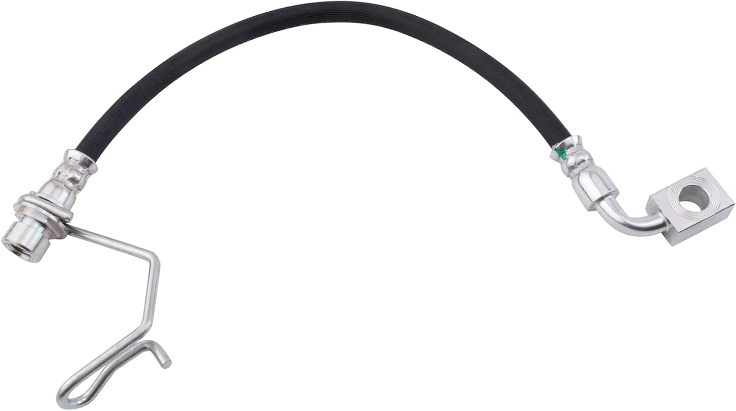 TRQ Rear Right Brake Hose Passenger Side Compatible with 2009-2011 Dodge Nitro 2008-2012 Jeep Liberty
