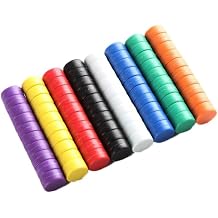 Heavy Duty Aquarium Magnet Small, Strong Neodymium Waterproof Magnets with Plastic-Coated, Samll Piece Rare Earth Magnets for Fish Tank Breeder or Isolation Box