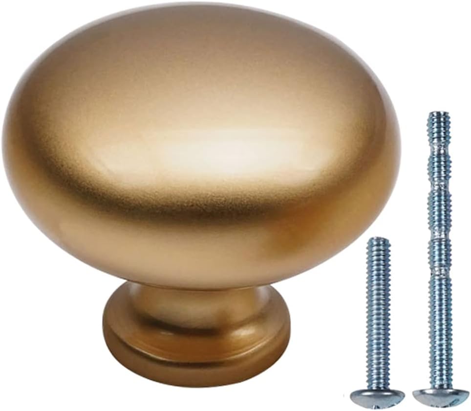 Triumph Hardware Gold Dresser Knobs Lemon Gold Knobs, Gold
