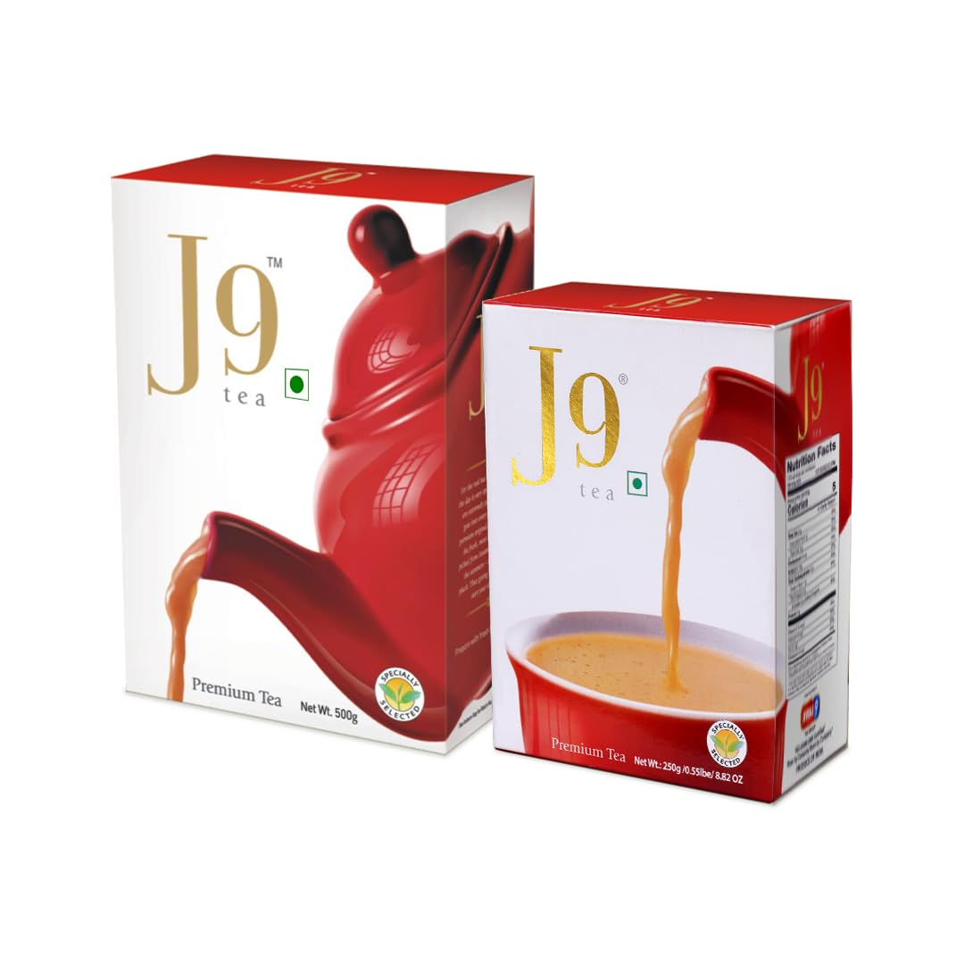 Jivraj 9 Premium J9 Assam Tea Combo, Strong Loose Leaf Black Tea, 250g and 500g Tea Box, Pack of 2 (B0CXT4Y6C2) Amazon Price History, Amazon Price Tracker