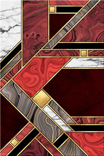 Cuadro de lienzo abstracto nórdico de 30x50 cm en set de 2 piezas sin marco 4