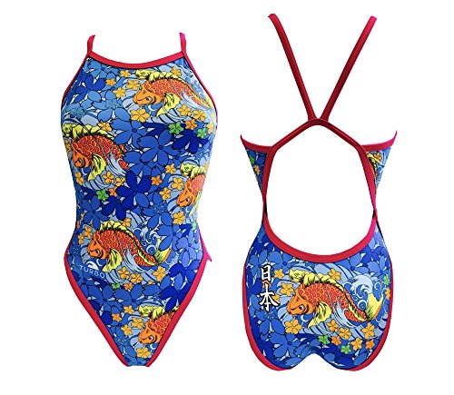 Turbo Power Japan Vibes Bragas de Bikini, Royal, XXXX-Large para Mujer