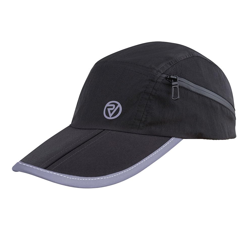 Proviz Unisex Black Reflective Breathable Running Cap