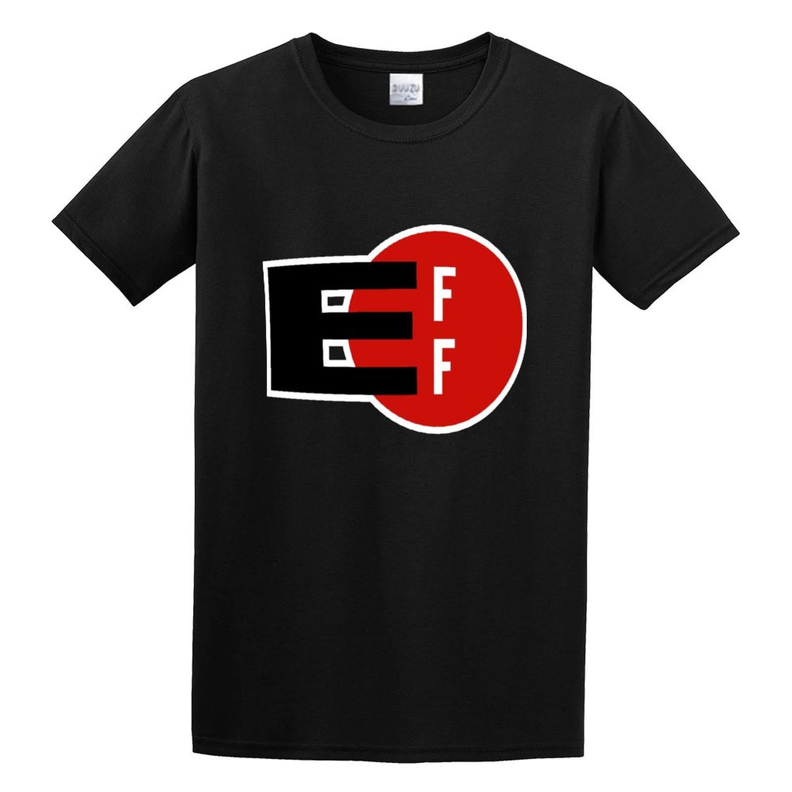 Rurer The Electronic Frontier Foundations T-Shirt Graphics Tee Black Tee Shirt