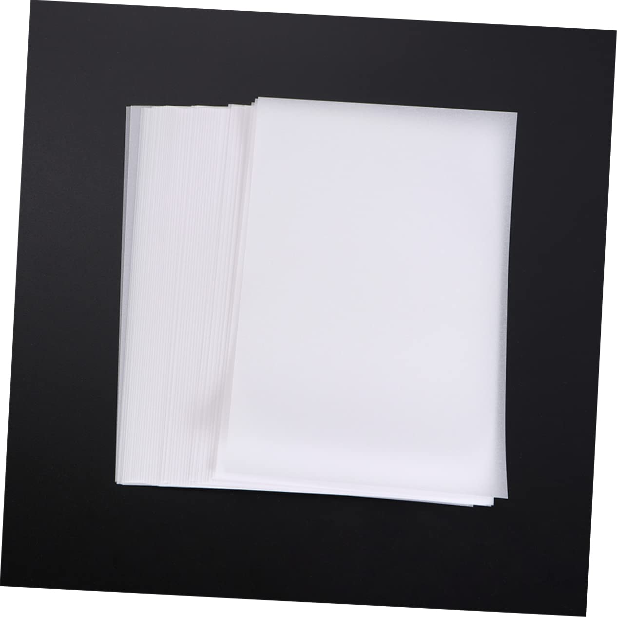 Carta da Lucido A5 Bianca 300 Pezzi per Calligrafia e Disegno | Parchment Paper Sottile e Traslucida, Adatta a Inviti e Animazione, Fogli Versatili per Uso Creativo
