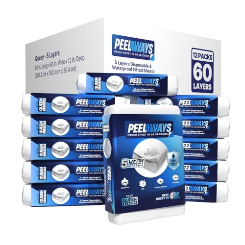 Peelaways Waterproof Disposable Bed Sheets – As Seen On Shark