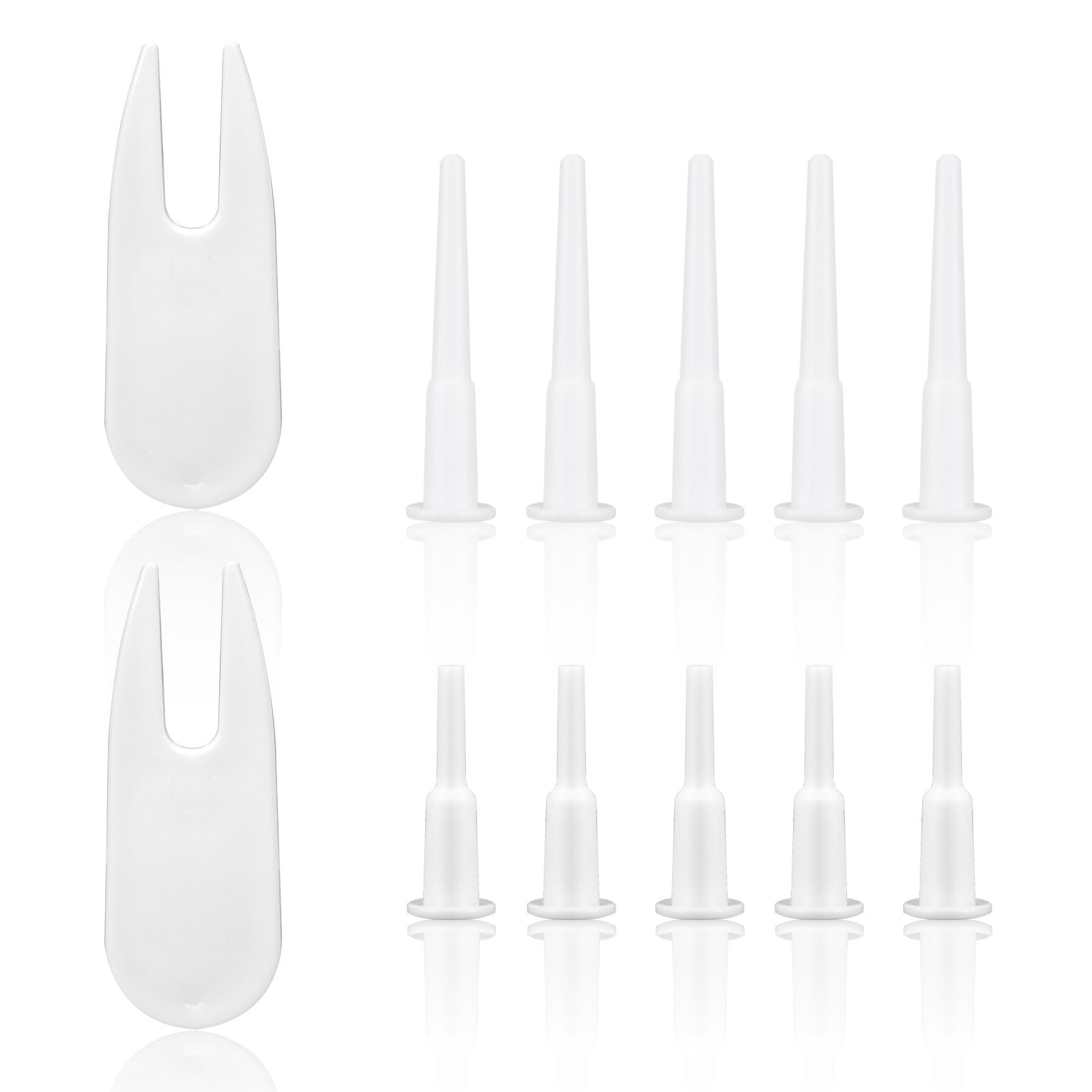 Gosknor 12pcs Exercise Ball Plug Replacement, Yoga Ball & Fitness Ball Inflatable Pump Exercise Ball Air Stopper Plug Pin Replacement Plug Adapter for Exercise Ball Inflatable Bed Pool