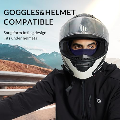 Baleaf Face Mask For Men Women Uv Protection Balaclava Breathable Full Head Scarf For Motorcycle Riding Fishing Ski Neck Gaiter Navy thumb #4
