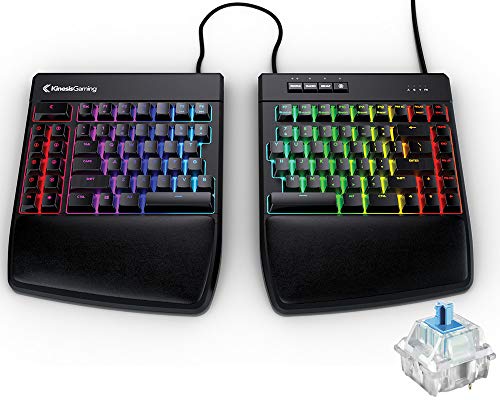 Kinesis Freestyle Edge RGB、MX青軸、エルゴキーボード Amazon.com: KINESIS Gaming Freestyle Edge RGB Split Mechanical