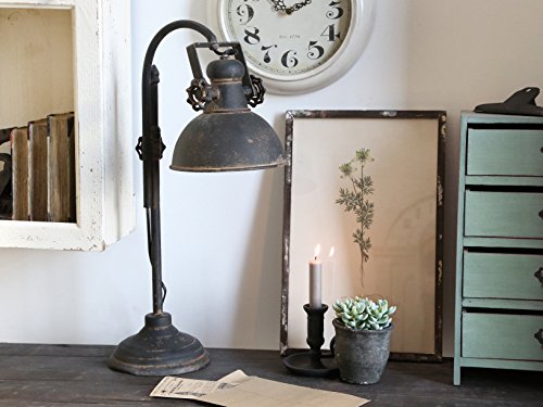 Preisvergleich Produktbild Industrie Tischlampe Chic Antique Factory Antique Schwarz H53 cm