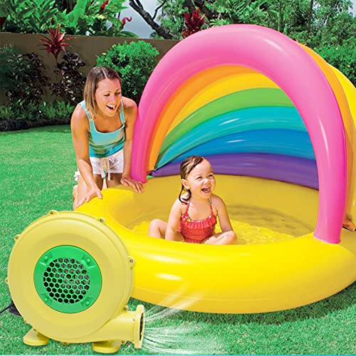 BJTDLLX Air Blower, 1100W 1.5HP Commercial Inflatable Bouncer Blower for Outdoor Bounce Houses, Water Slides air Sofas, Paint Booth and Other Suitable Large Outdoor High-Power Electric Air Pump Fan
