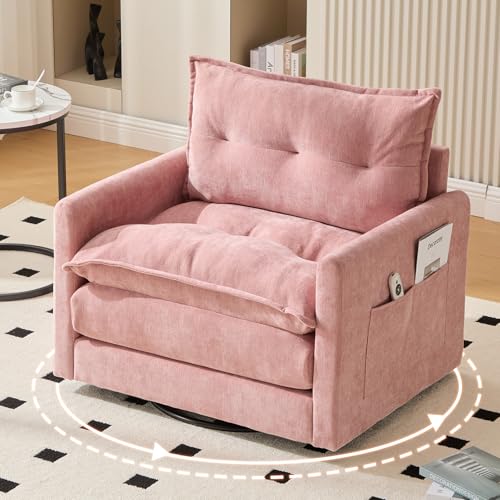 fatani Oversized Swivel Accent Armchair