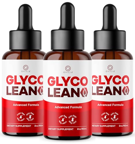 (3 Pack) Glyco Lean Drops GlycoLean Drops All Natural Ingredients Liquid Advanced Formula Premium Vitamin Daily GlycoLeanDrops Support for Health and Wellness Reviews 3 Bottles for 3 Months