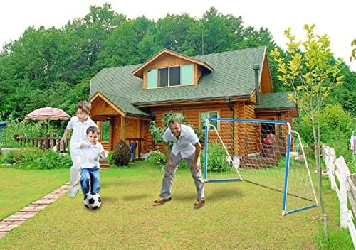Anivia Kids Football Goal, 6ft x 4ft Portable Football Goal, Goal Posts For Garden, Metal Frame Soccer Goal - for Backyard, Garden, Outdoor