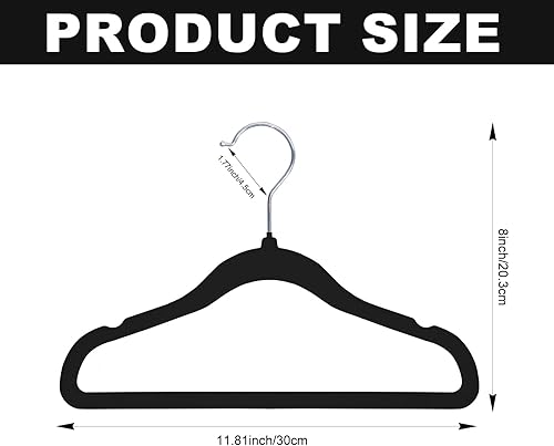 Miniatura 9 de GoodtoU Perchas de terciopelo para niños, paquete de 30 perchas de terciopelo antideslizantes para niños pequeños (gris claro, paquete de 30