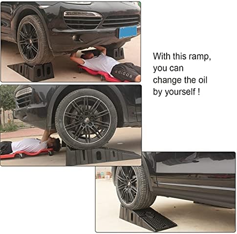Car Ramps for Oil Changes, 6.7in Car Lift Low Cars Truck Ramp for Vehicle Maintenance, Single Load 1.5 Ton (Size : 1 Pack)