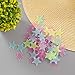 Dynamovolition Decoration Stellato 3cm / 100pcs Adesivi per Stelle Luminose Adesivi murali Stereo Adesivi per Stelle Fluorescenti