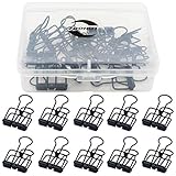 kleine Binder Clips sind 3/4-Zoll breit und halte bis zu 1/3-Zoll-Papier.